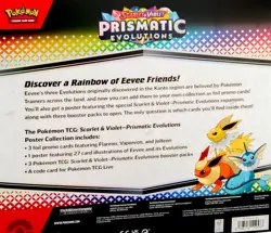 Pokemon TCG Scarlet & Violet Prismatic Evolutions Poster Collection Box - Image 2