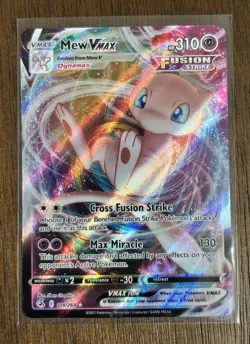 Pokemon TCG Mew VMAX 114/264 Swsh08: Fusion Strike Holo Ultra Rare NM🔥 - Image 3