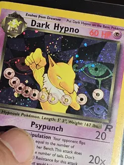 Pokemon Dark Hypno HP 🌀 Team Rocket Holo Rare 9/82 60 WOTC 2000 English - Image 4