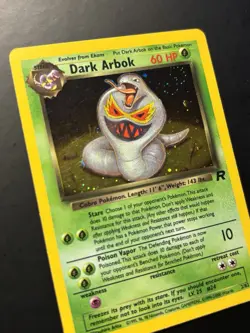 Pokemon Dark Arbok 2/82 Team Rocket Holo MP And Swirl - Image 3