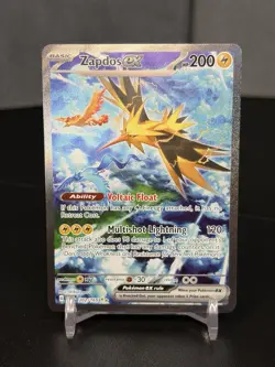 Zapdos ex 202/165 Special Illustration Rare - Pokemon TCG SV 151 English - NM - Image 1