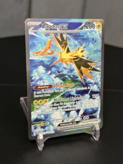 Zapdos ex 202/165 Special Illustration Rare - Pokemon TCG SV 151 English - NM - Image 2