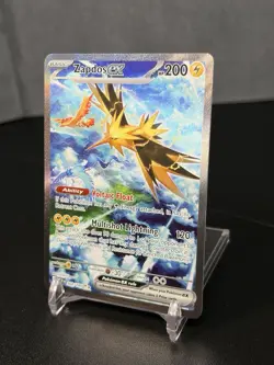 Zapdos ex 202/165 Special Illustration Rare - Pokemon TCG SV 151 English - NM - Image 3
