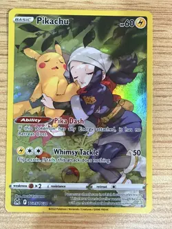 Pokemon TCG Pikachu Lost Origin Trainer Gallery Tg05/Tg30 Holo Ultra Rare - Image 1