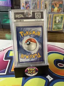 2017 POKEMON MEGA POWERS COLLECTION PROMO #55A FULL ART/M LUCARIO EX PSA 8 - Image 2