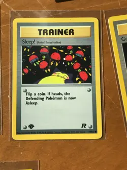 2000 Pokemon Team Rocket Unlimited Sleep! Trainer #79/82 - LP - Image 1