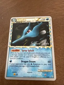 Rare 2011 Pokemon TCG World Championships Kingdra 85/95 - Gustavo Wada - Image 1