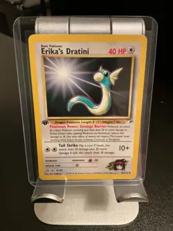 Pokemon TCG Erika's Dratini Gym Heroes 42/132 Regular 1st Edition Uncommon - Image 1