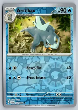 Arctibax 059/193 Uncommon Paldea Evolved Pokemon Reverse Holo Near Mint - Image 1