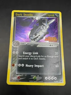 Pokemon TCG Dark Steelix 10/109 Team Rocket Returns Reverse Holo Stamped - Image 2