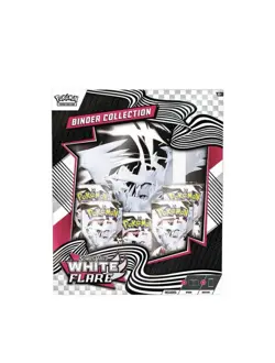 Pokemon Scarlet & Violet White Flare Binder Collection Sealed Box! In Hand - Image 1