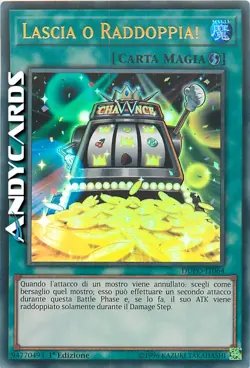 LASCIA O RADDOPPIA! • (Double Or Nothing!) • Ultra R • DUPO IT064 • 1Ed • Yugioh - Image 1