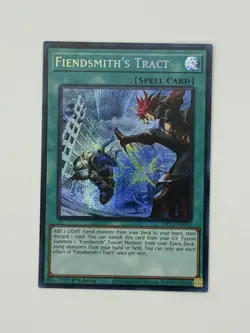 Fiendsmith's Tract Prismatic Secret Rare MP25-EN093 2025 1st Edition Yugioh! - Image 1