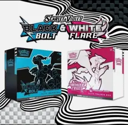 Pokemon White Flare and Black Bolt Pokemon Center ETB Elite Trainer Box IN HAND - Image 1