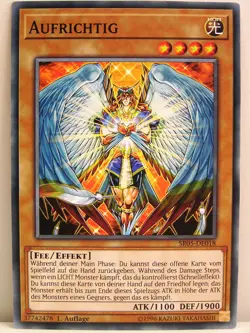 Yu-Gi-Oh - 2x #018 Aufrichtig - SR05 - Wave of Light Structure Deck - Image 1