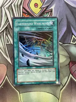 SOVR-EN046 Earthbound Whirlwind Super Rare 1st Edition NM Yugioh - Image 1