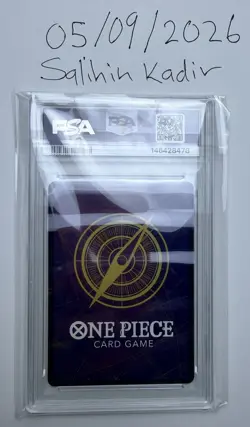 Bandai Edward.Newgate OP13-042 Carrying On His Will SR Alt Art Foil PSA 10 EN 2… - Image 2