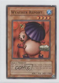 Weather Report Unlimited YuGiOh Magic Ruler Booster #MRL-020 2002 READ - Image 1