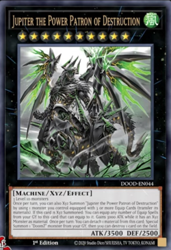 DOOD-EN044 Jupiter the Power Patron of Destruction Ultra Rare YuGiOh Preorder - Image 1