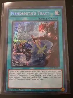 Fiendsmith's Tract 1st Edition MP25-EN093 Prismatic Secret Rare NM YUGIOH - Image 1