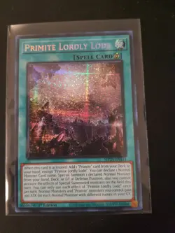 Primite Lordly Lode MP25-EN114 2025 Mega-Pack 1st Edition YUGIOH NM - Image 1