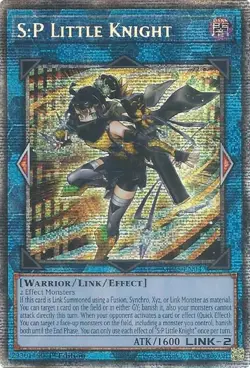 Yugioh 2025 Mega-Pack: S:P Little Knight MP25-EN047 Starlight Rare - Image 1