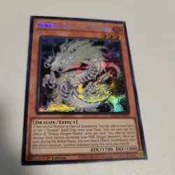Yugioh Tenpai Dragon Paidra MP25-EN064 Prismatic Secret Rare 1st Edition NM - Image 1