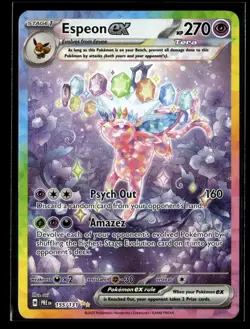 Espeon ex - 155/131 155/131 Holo SV: Prismatic Evolutions Pokemon NM/M - Image 1