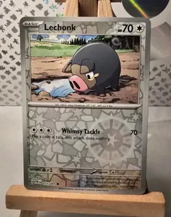 Lechonk #156/198 Common Scarlet & Violet Reverse Holo LP Pokemon TCG - Image 1