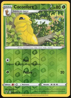 Carte Pokemon Coconfort 002/185 Reverse Voltage Eclatant Francais - Image 1
