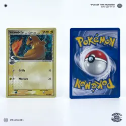 SALAMECHE 49/100 Gardiens de Cristal Bloc EX VF FR Carte Pokemon - Image 1
