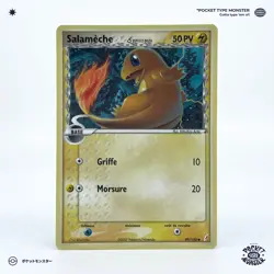 SALAMECHE 49/100 Gardiens de Cristal Bloc EX VF FR Carte Pokemon - Image 2