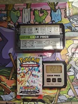 🎊HEAVY! 22.78g 🌟🌟Pokemon TCG Prismatic Evolution🌟🌟Booster Pack 🍀(SEALED)🍀 - Image 1