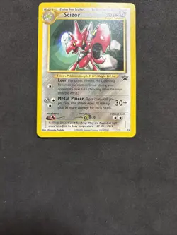 Pokemon Card Scizor 33 -Eng-Promo-Black Star Wizard-No Holo-Nm/mint! - Image 3