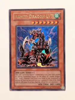 Armed Dragon LV7 SOD-EN015 Soul of the Duelist Unlimited Ultra Rare NM - Image 1