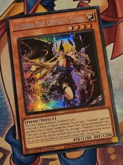 Yu-Gi-Oh! Lacrima the Crimson Tears MP25-EN100 1st Ed Prismatic Secret Rare! - Image 1