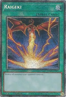 Yugioh 2025 Mega-Pack: Raigeki MP25-EN015 Starlight Rare NM - Image 1