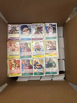 One Piece Card Game 21 Lb Lot Of Non Holo, Leaders, & Dons PRB-02 - OP15 - Image 1