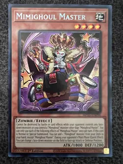 Yugioh Mimighoul Master MP25-EN096 Prismatic Secret Rare 1st Edition NM - Image 1