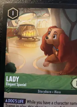 Lady - Elegant Spaniel 100/204 Common Archazia's Island Disney Lorcana TCG - Image 2