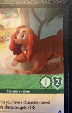 Lady - Elegant Spaniel 100/204 Common Archazia's Island Disney Lorcana TCG - Image 3