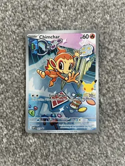 Pokemon Card Chimchar MEP 041 First Partner Promo 30th Anniversary NM - Image 1