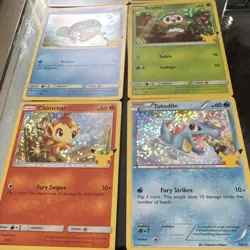 Pokemon TCG 25th Anniversary Holo Starter Cards Lot Oshawott Piplup Squirtle - Image 5