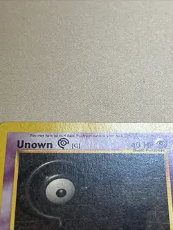 Pokemon Card - Unown [C] - Unlimited - Uncommon (57/105) WOTC Neo Destiny *MP* - Image 2