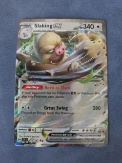 Slaking EX 147/191 Sv08: Surging Sparks Holo Card Near Mint Condition - Image 1