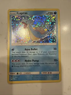Lapras 005/012 Promo McDonald's Promos 2019 Pokemon Card - Image 1
