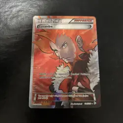 Pokemon TCG Lysandre Flashfire Holo Full Art Ultra Rare Card 104/106 - Image 1