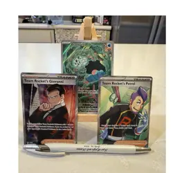 Pokemon TCG 3-Card Lot Clamperl Holo, Team Rocket's Giovanni & Petrel Full Art - Image 1