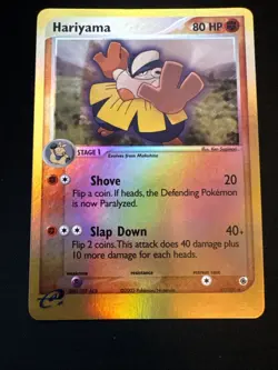 Hariyama 33/109 Ex Ruby and Sapphire Base Reverse Holo 2003 Pokemon Card NM-LP - Image 1