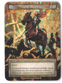 Sorcery Dame Britomart #Air;Earth;Water Arthurian Legends NM - Image 1